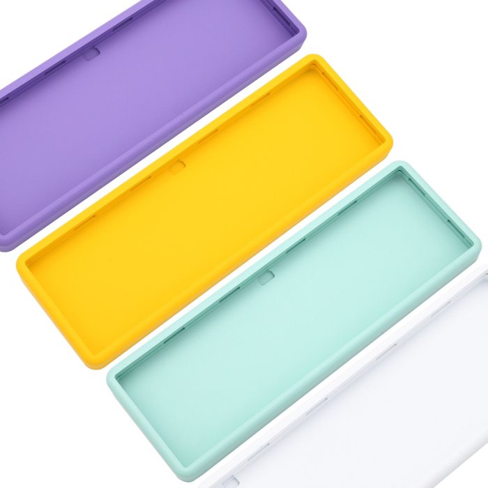 KP Poseidon PSD60 GASKET Case Electrophoresis CNC Case for Mechanical Keyboard Yellow Purple Cyan White For