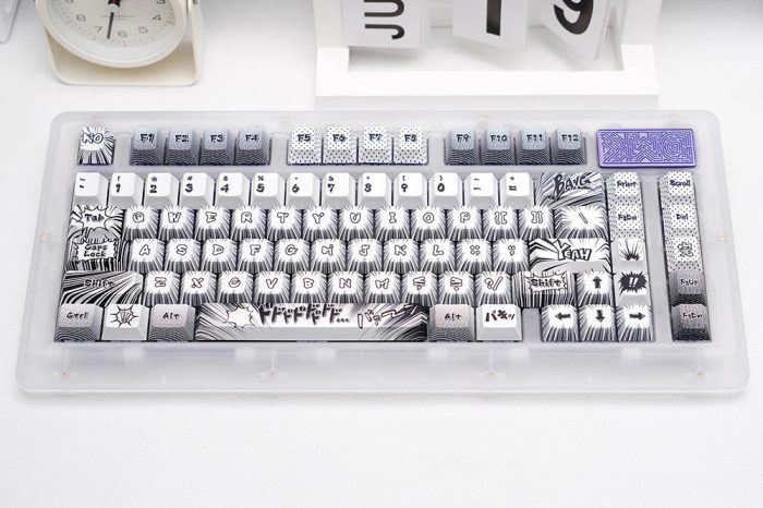 MMD Cartoon Keycap Dye Subbed Keycap Cherry Profile Set PBT Anime Comic Keycap for keyboard 87.jpg 1f9803a9 bd22 4a8c 9116 b4fcb189c117