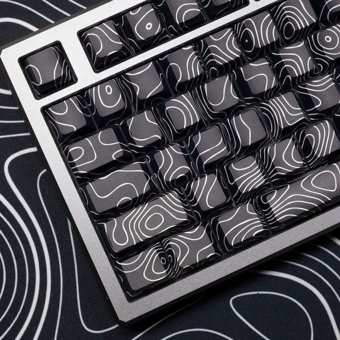 MMD Contour Line Keycap Dye Subbed Keycap Cherry Profile Set PBT for keyboard 87 tkl 104