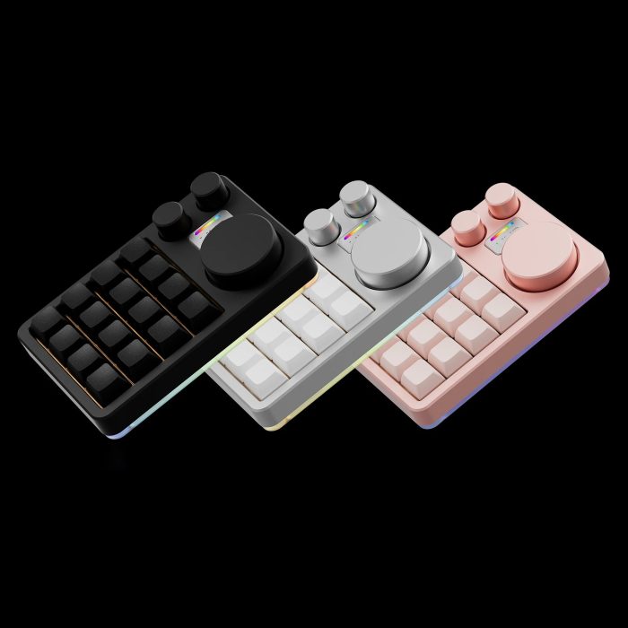 MMD KM16 Keyboard Aluminum Alloy Case with Knob Customized Mechanical keyboard Gasket Custom For Designer PS.jpg 2e553a10 3eb5 4947 8237 78c7360f9d94