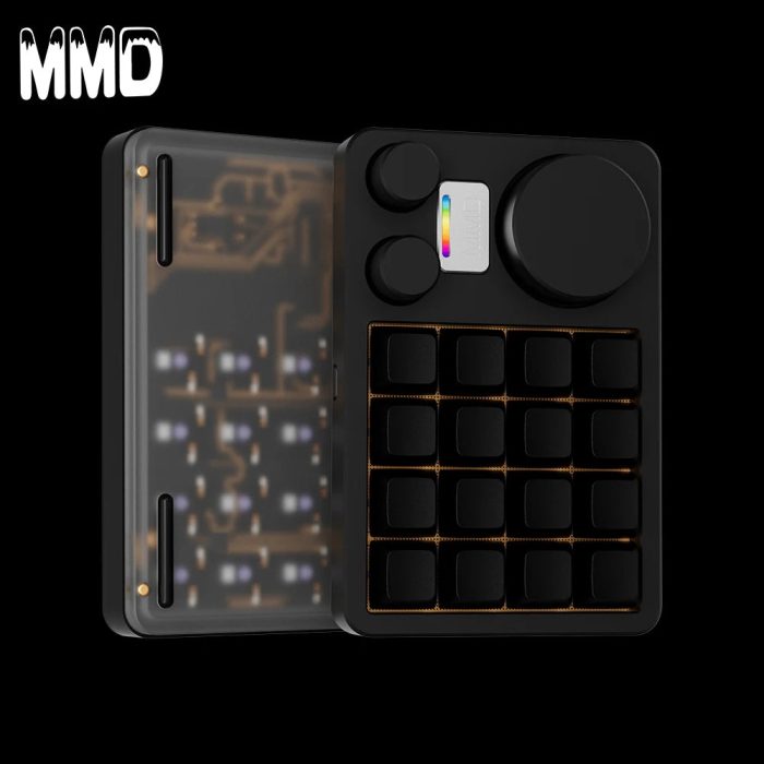 MMD KM16 Keyboard Aluminum Alloy Case with Knob Customized Mechanical keyboard Gasket Custom For Designer PS.jpg 531693db 14ec 4d13 8d6a 84d6a3b81abf