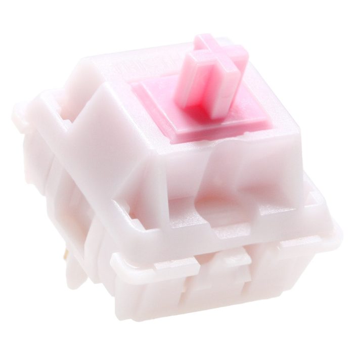 Marshmallow Switch Linear 5pin RGB SMD 68g mx switch for mechanical keyboard 60M No Lubed Gold