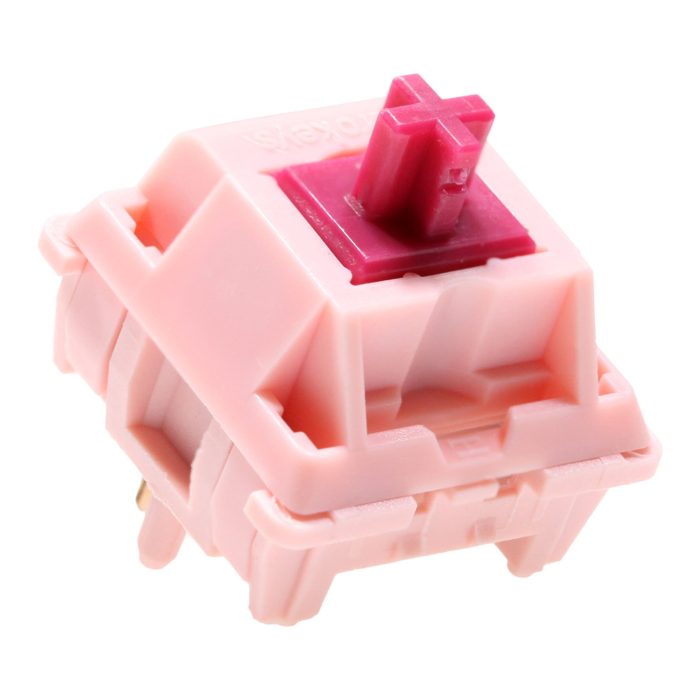 Sarokeys Strawberry Wine Red Switch Linear MX Stem switch for Gaming Mechanical Keyboard Pre Lubed Long