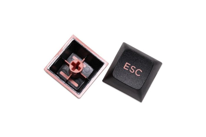 WM OSA Profile Black Pink PBT doubleshot keycap for mx stem keyboard all in One 60