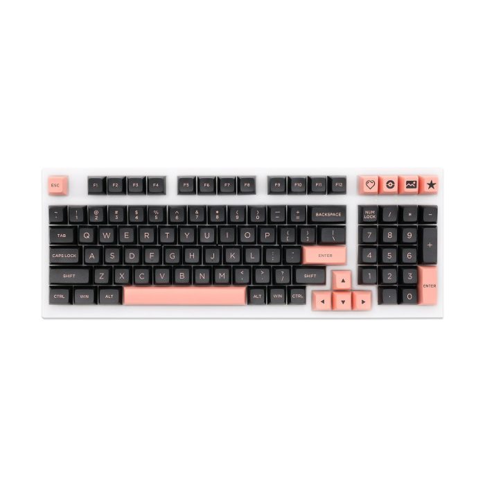WM OSA Profile Black Pink PBT doubleshot keycap for mx stem keyboard all in One 60 bf4887c4 4ede 4d22 81d6 02e3b3df0a0f
