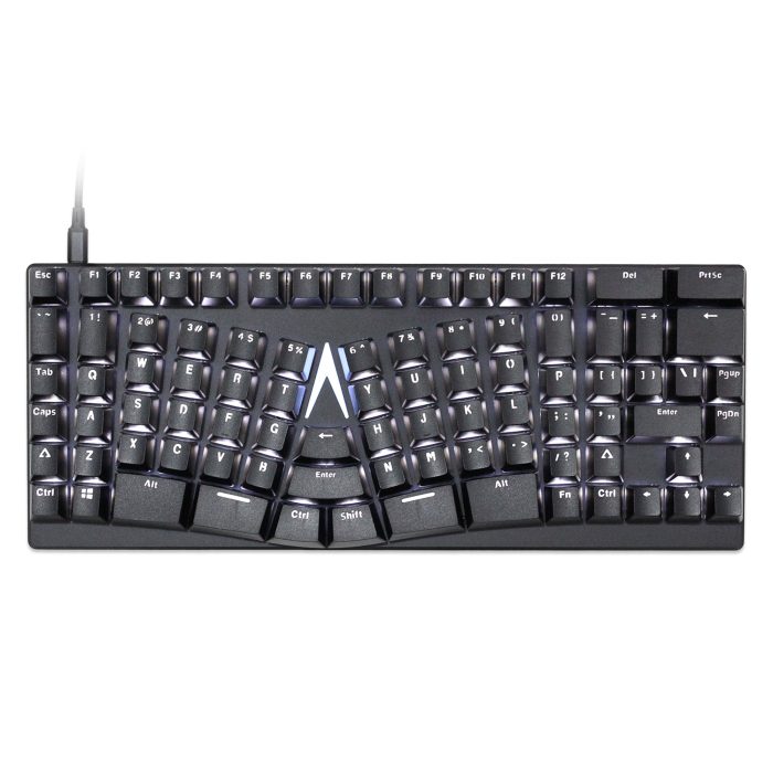 XBOWS LITE Ergonomic Mechanical Keyboard PCB Gateron Switch White LED type c ABS Kyecap Shortcut Key