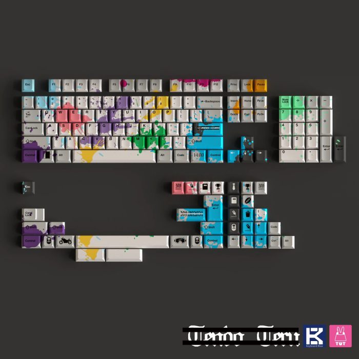 ZOM 100 Cherry Profile Zombie 100 Dye Sub Keycap Set thick PBT for keyboard 87 tkl 4c4ba55d 79ab 4933 abb2 921aaa78dcbf