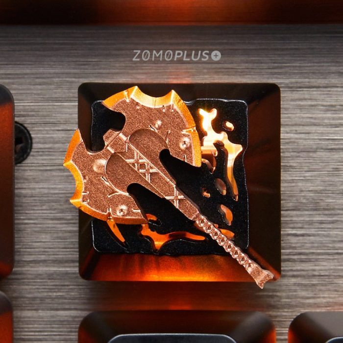 zomo dota2 Battle fury Artisan Keycap CNC anodized aluminum Compatible Cherry MX switch